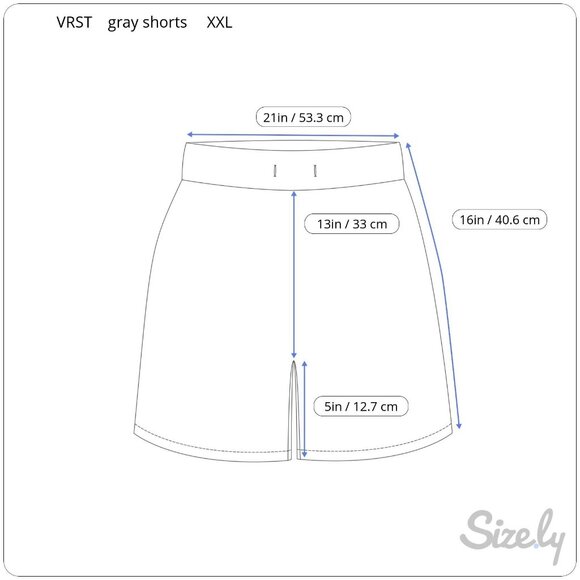 VRST Resort Shorts in Charcoal Gray Mens XXL - Picture 5 of 9